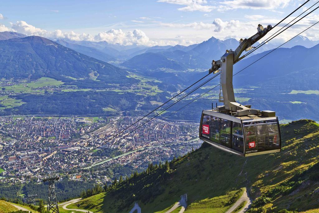 Riedz Apartments Innsbruck- Zentrales Apartmenthaus Mit Gruener Oase Luaran gambar