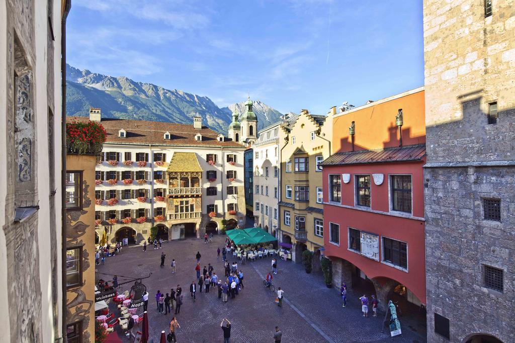Riedz Apartments Innsbruck- Zentrales Apartmenthaus Mit Gruener Oase Luaran gambar